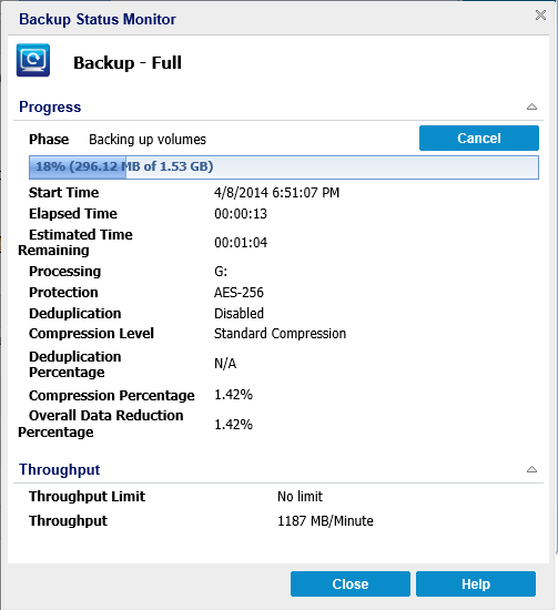 ENC Job Monitor - Job Running Details
